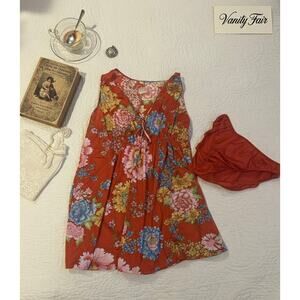 Vintage Vanity Fair Short Nightgown Set Sz. S